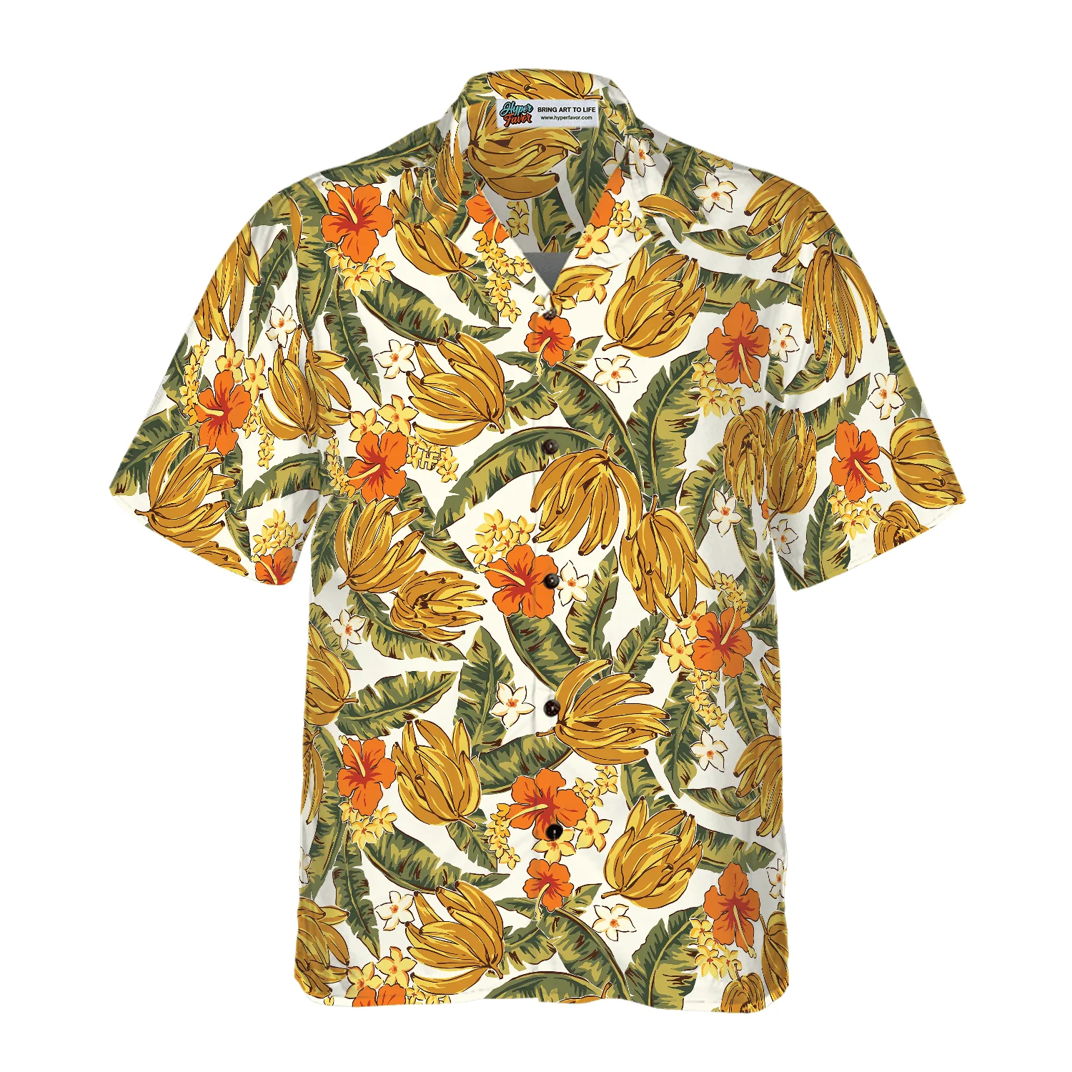 Tropical Banana Plant With Hibiscus Aloha Hawaiian Shirt For Summer, Colorful Shirt For Men Women, Perfect Gift For Friend, Team, Family - Image 4