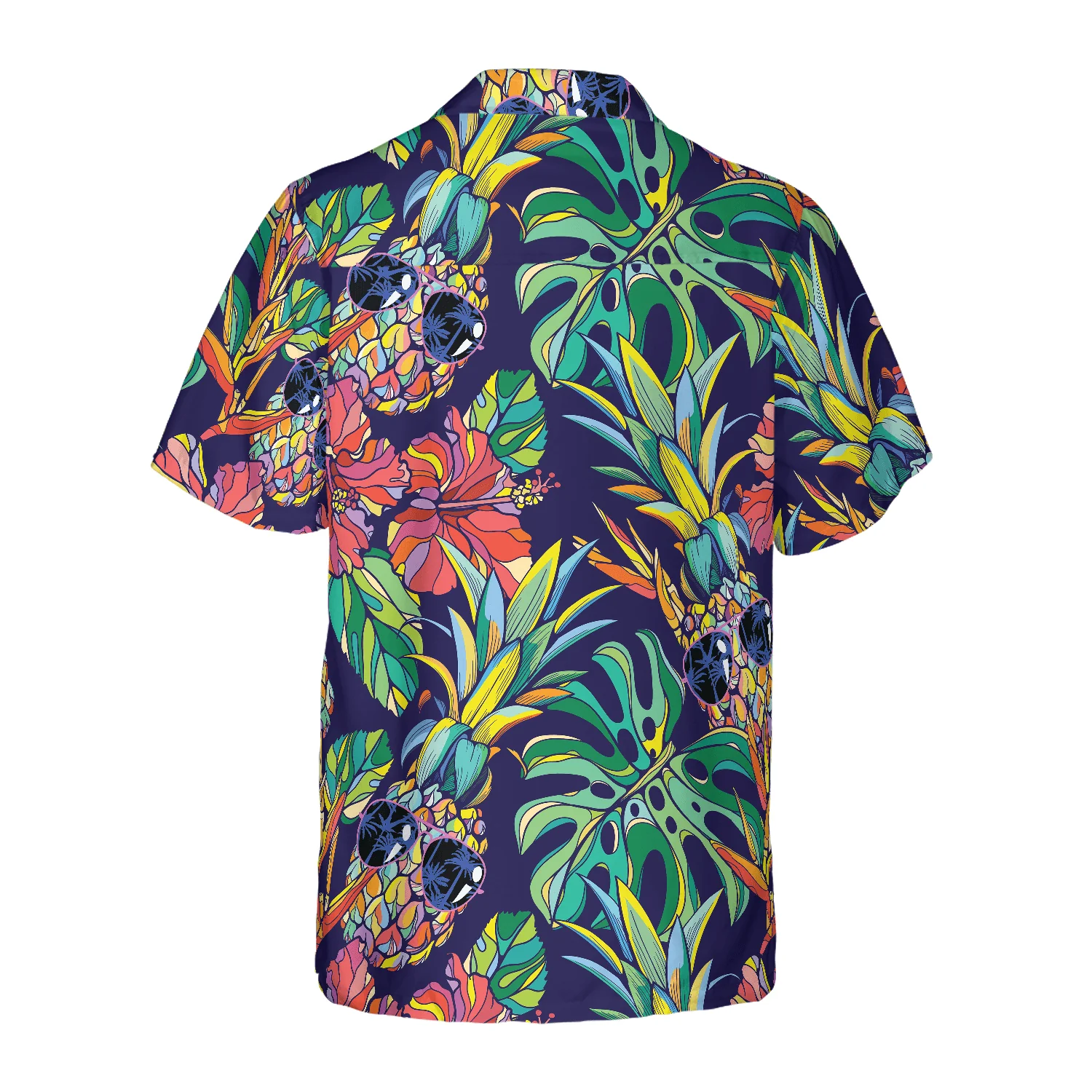 Tropical Coolest Pineapple Hawaiian Shirt, Colorful Summer Aloha Shirt For Men Women, Perfect Gift For Friend, Family, Husband, Wife, Boyfriend - Image 3