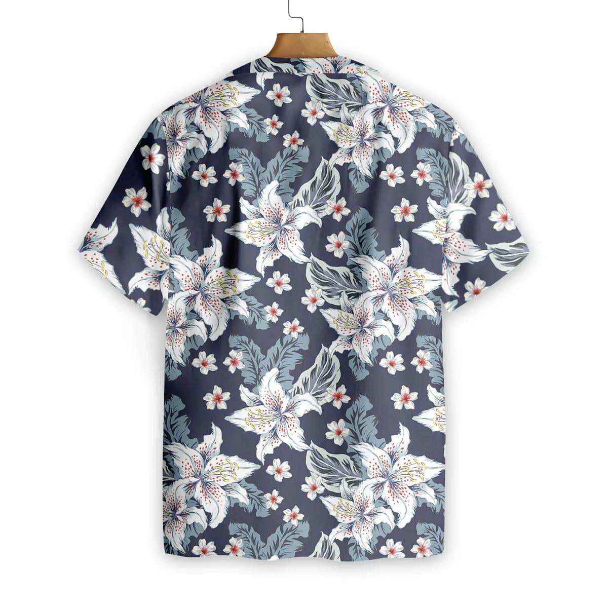Tropical Flower Hawaiian Shirt, Floral Hawaiian Shirt, Painting Summer Aloha Shirt For Men Women, Perfect Gift For Husband, Wife, Friend, Family - Image 2