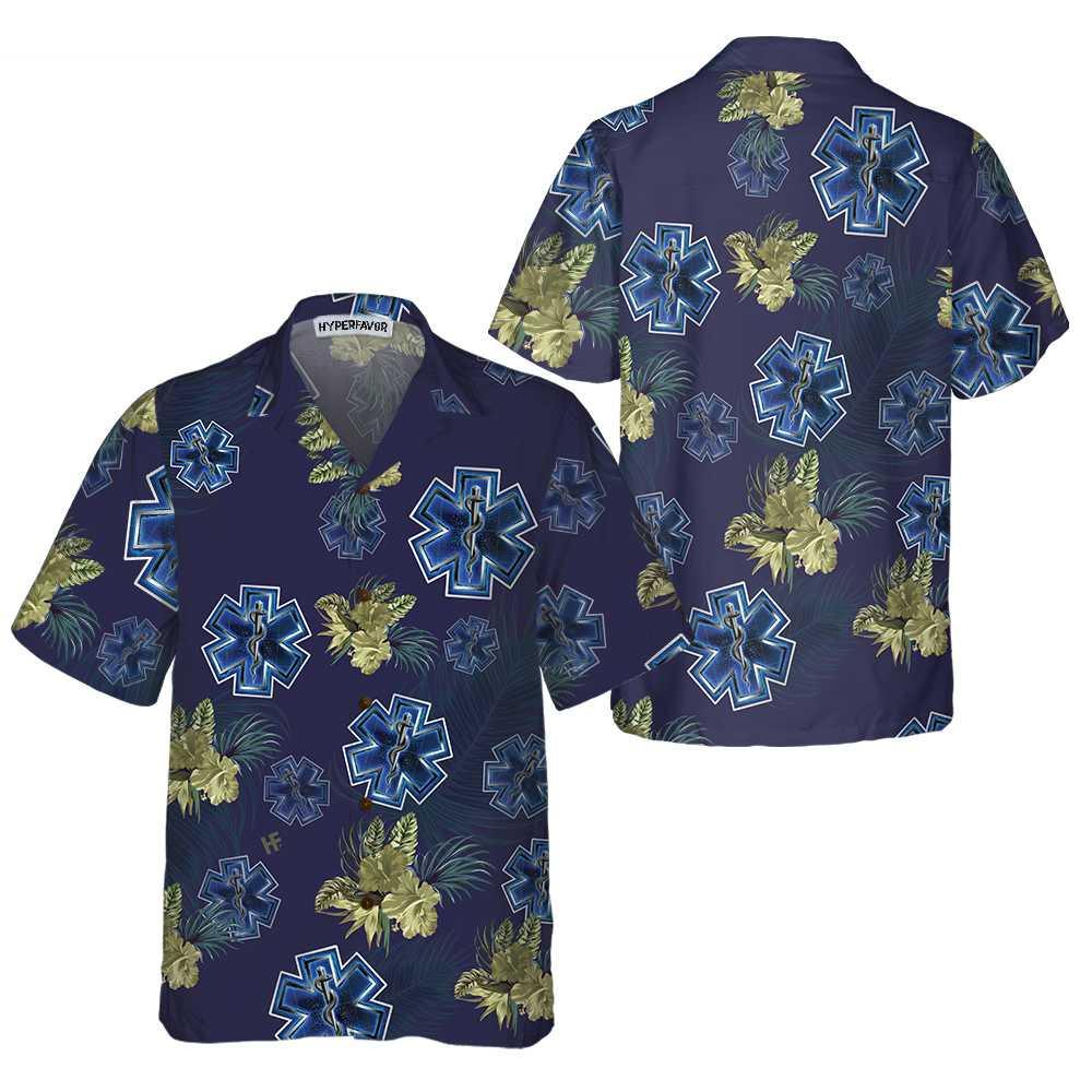 Tropical Paramedic Aloha Hawaiian Shirt For Summer, Cool Funny Paramedic Hawaiian Shirt For Men Women Adults, Best Gift For Friend, Paramedic Lovers - Image 3