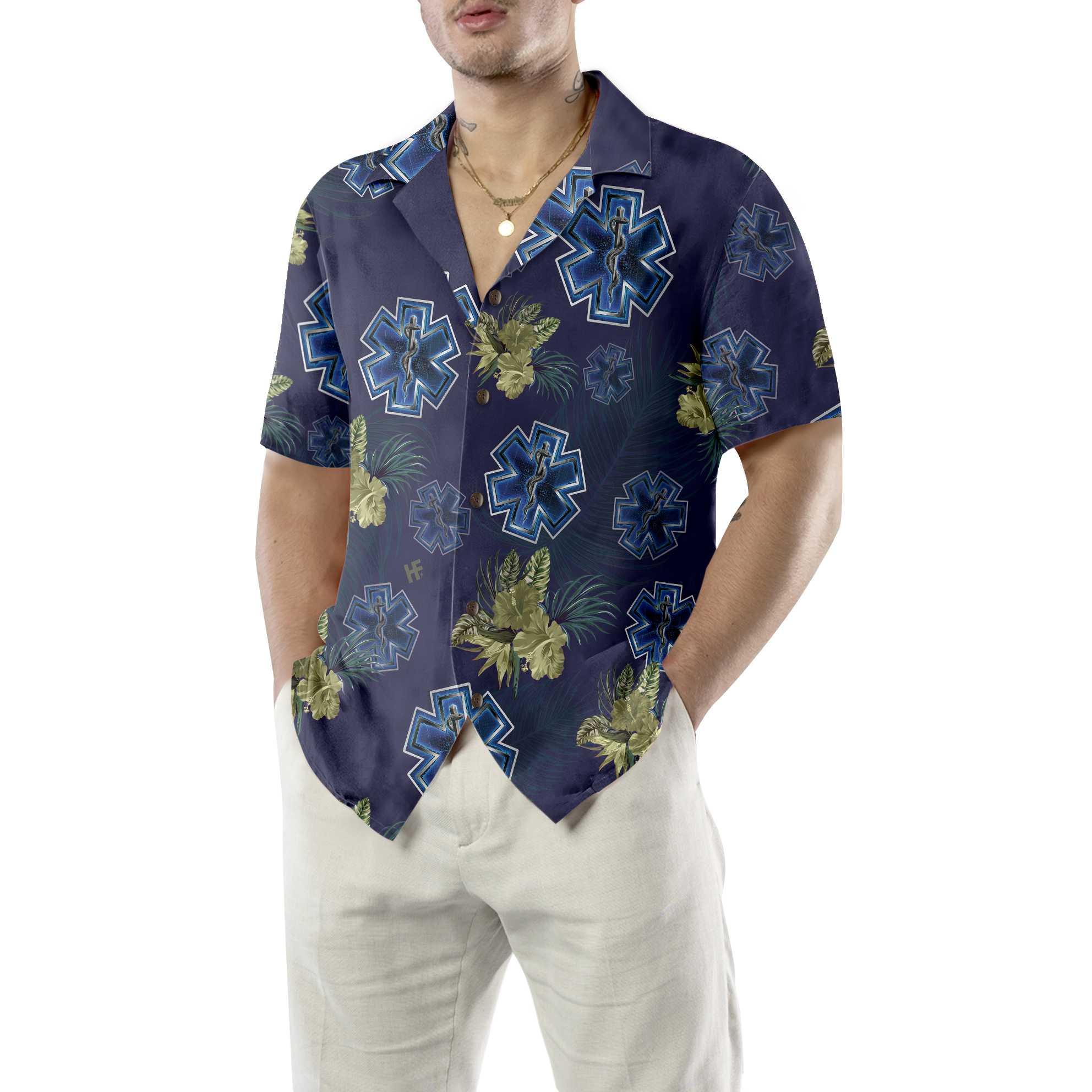 Tropical Paramedic Aloha Hawaiian Shirt For Summer, Cool Funny Paramedic Hawaiian Shirt For Men Women Adults, Best Gift For Friend, Paramedic Lovers - Image 7
