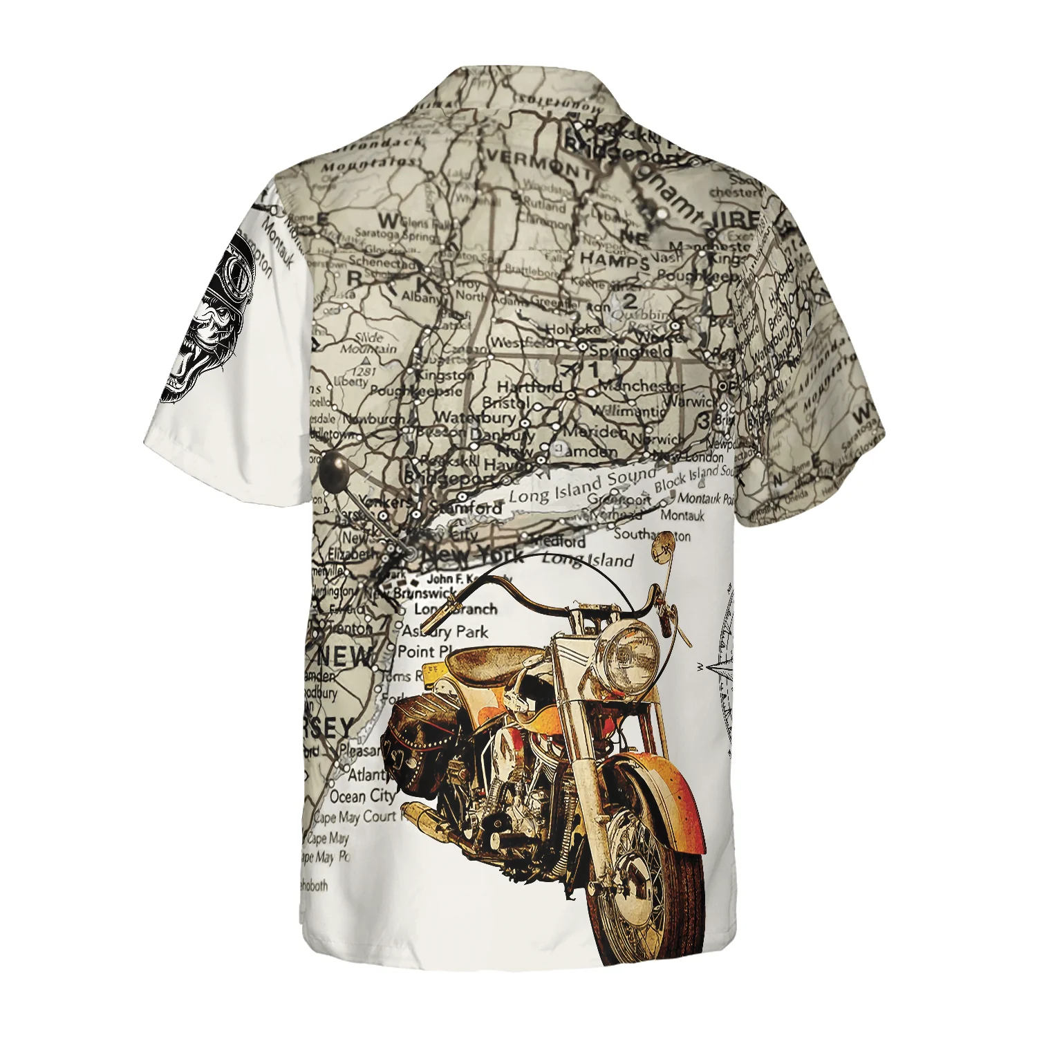 Trouble Makers Born to Ride Hawaiian Shirt, Colorful Summer Aloha Shirt For Men Women, Perfect Gift For Friend, Family, Husband, Wife - Image 3