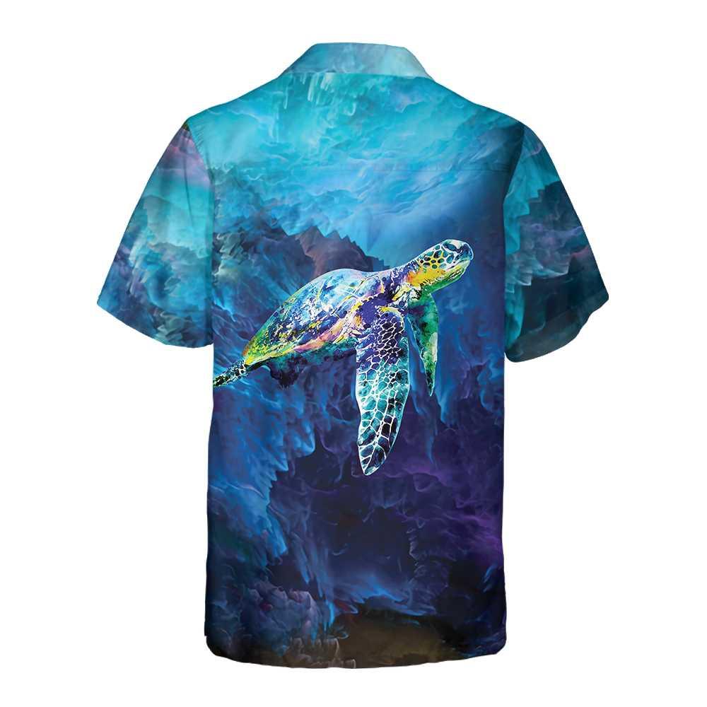 Turtle Aloha Hawaiian Shirt For Summer, Cool Turtle On Cloud Hawaiian Shirt For Men Women Adults, Gift For Friend, Turtle Lovers - Image 3
