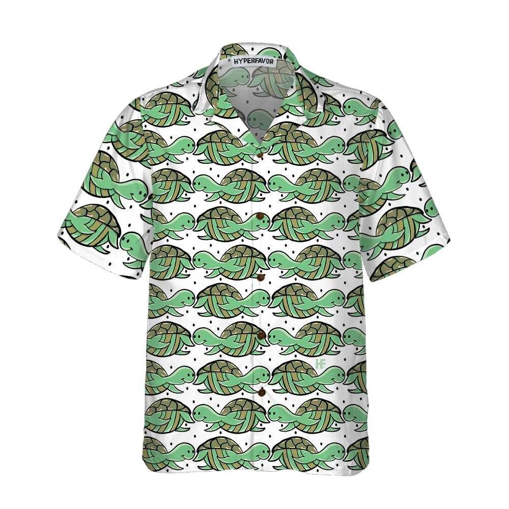 Turtle Flag American Hawaiian Shirt, Turtle Shirt For Men & Women - Perfect Gift For Turtle Lover, Friend, Family - Image 4