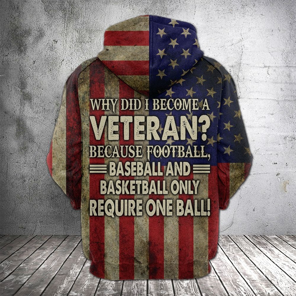 Veterans American Pullover Premium Hoodie, Perfect Outfit For Men And Women On Christmas New Year Autumn Winter - Image 3