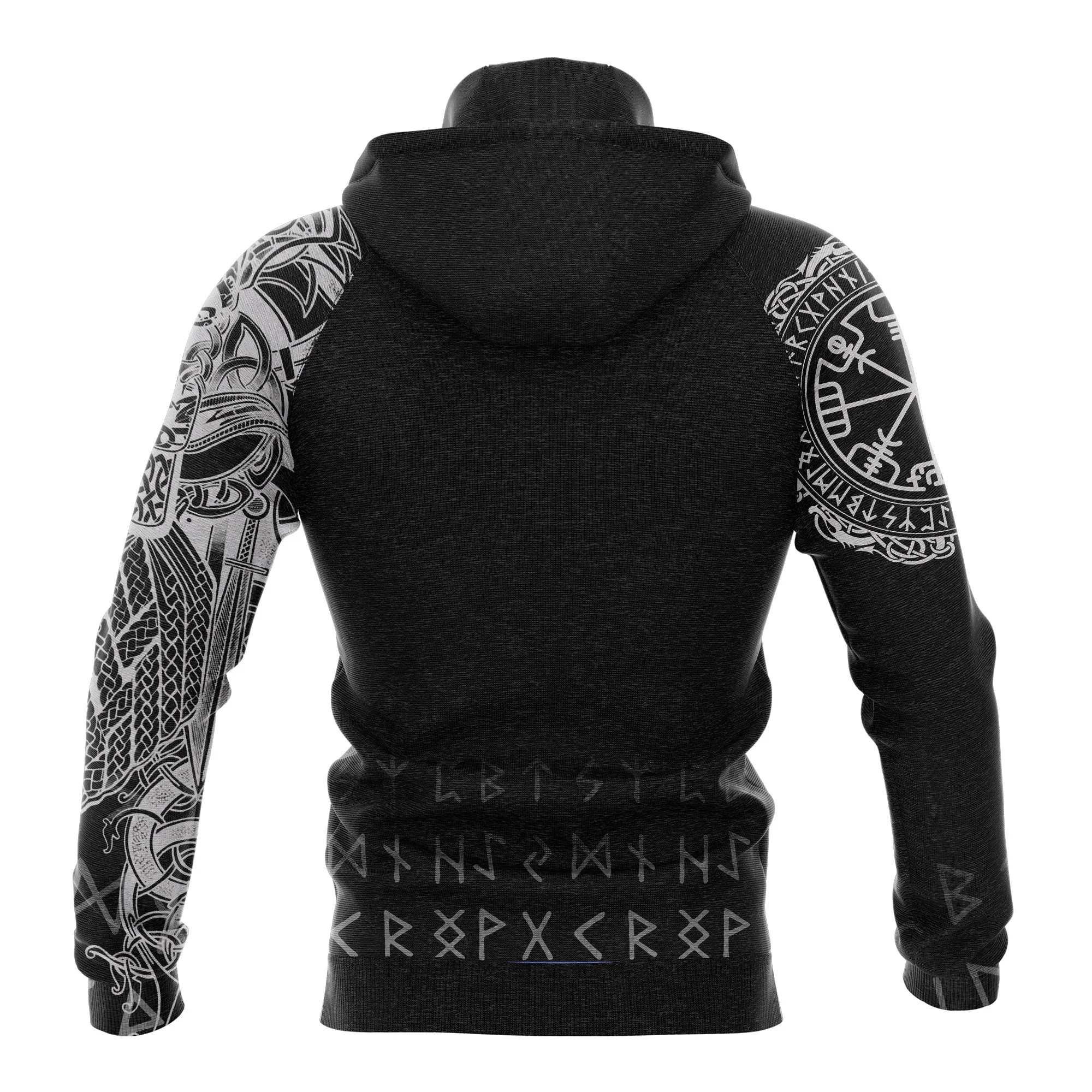Viking The Raven of Odin Pullover Premium Hoodie, Perfect Outfit For Men And Women On Christmas New Year Autumn Winter - Image 2