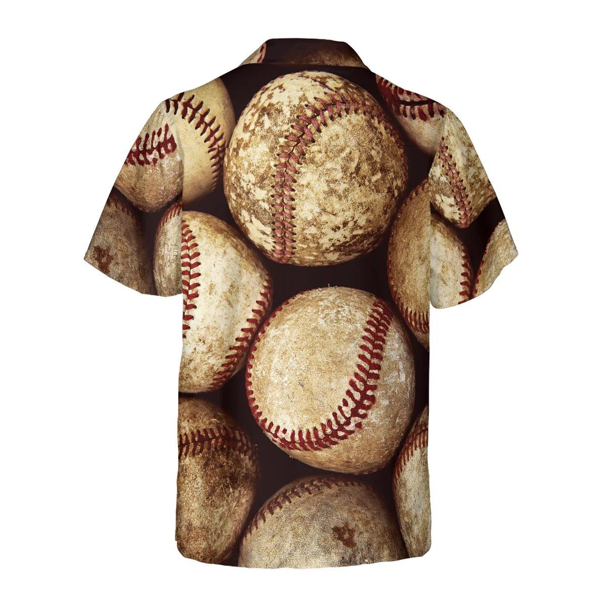 Vintage Baseball Ball Hawaiian Shirt, Baseball Hawaiian Shirt, Baseball Summer Aloha Shirt- Perfect Gift For Men, Women, Baseball Lover Friend, Family - Image 5