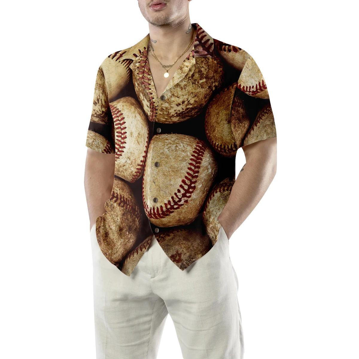 Vintage Baseball Ball Hawaiian Shirt, Baseball Hawaiian Shirt, Baseball Summer Aloha Shirt- Perfect Gift For Men, Women, Baseball Lover Friend, Family - Image 6
