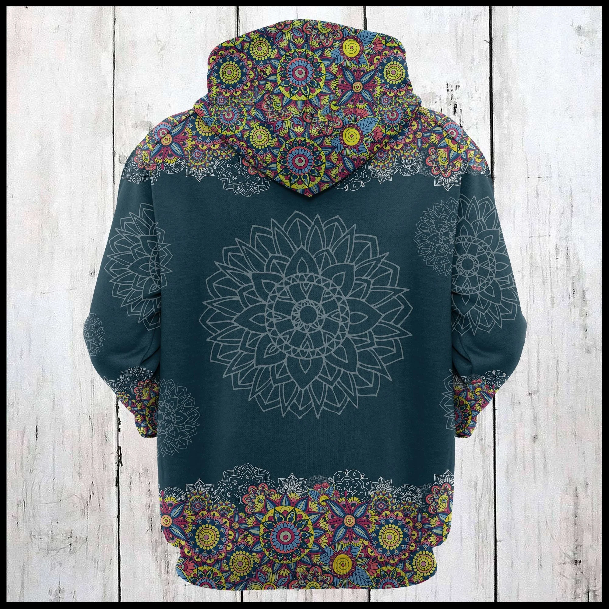 Wisconsin Mandala Pullover Premium Hoodie, Perfect Outfit For Men And Women On Christmas New Year Autumn Winter - Image 3