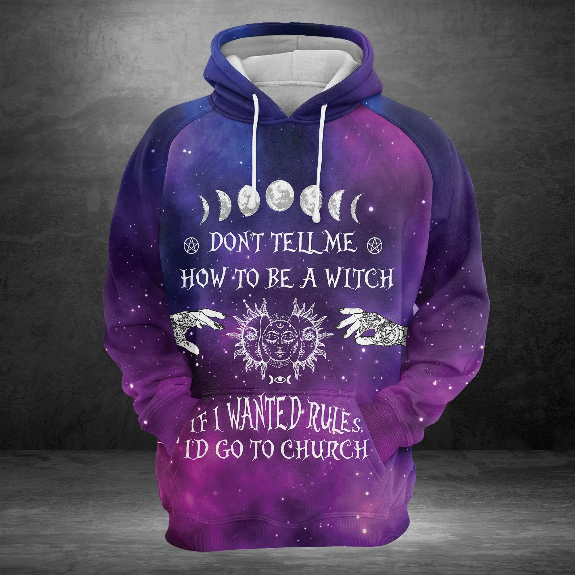 Witch Pullover Premium Hoodie Don't Tell Me How To Be A Witch, Perfect Outfit For Men And Women On Christmas New Year Autumn Winter