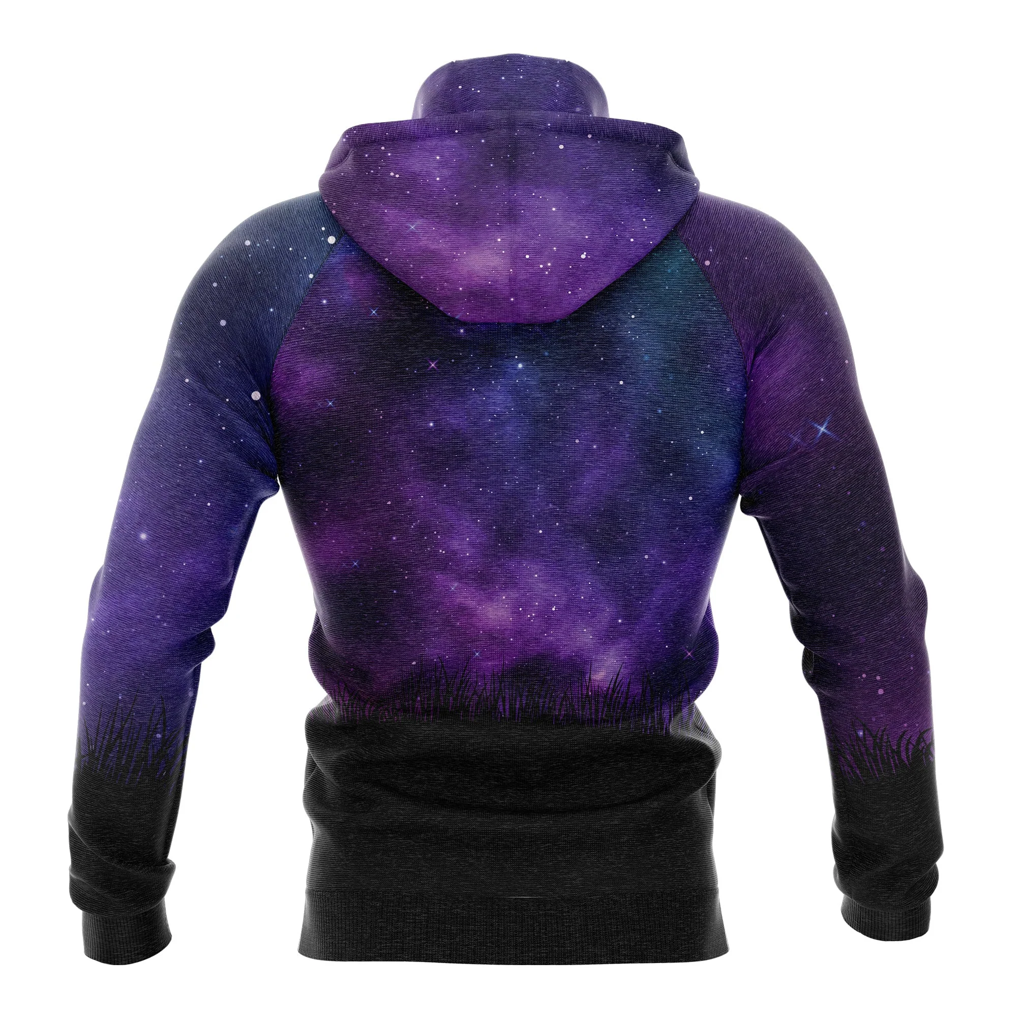Wolf Purple Night Pullover Premium Hoodie, Perfect Outfit For Men And Women On Christmas New Year Autumn Winter - Image 2