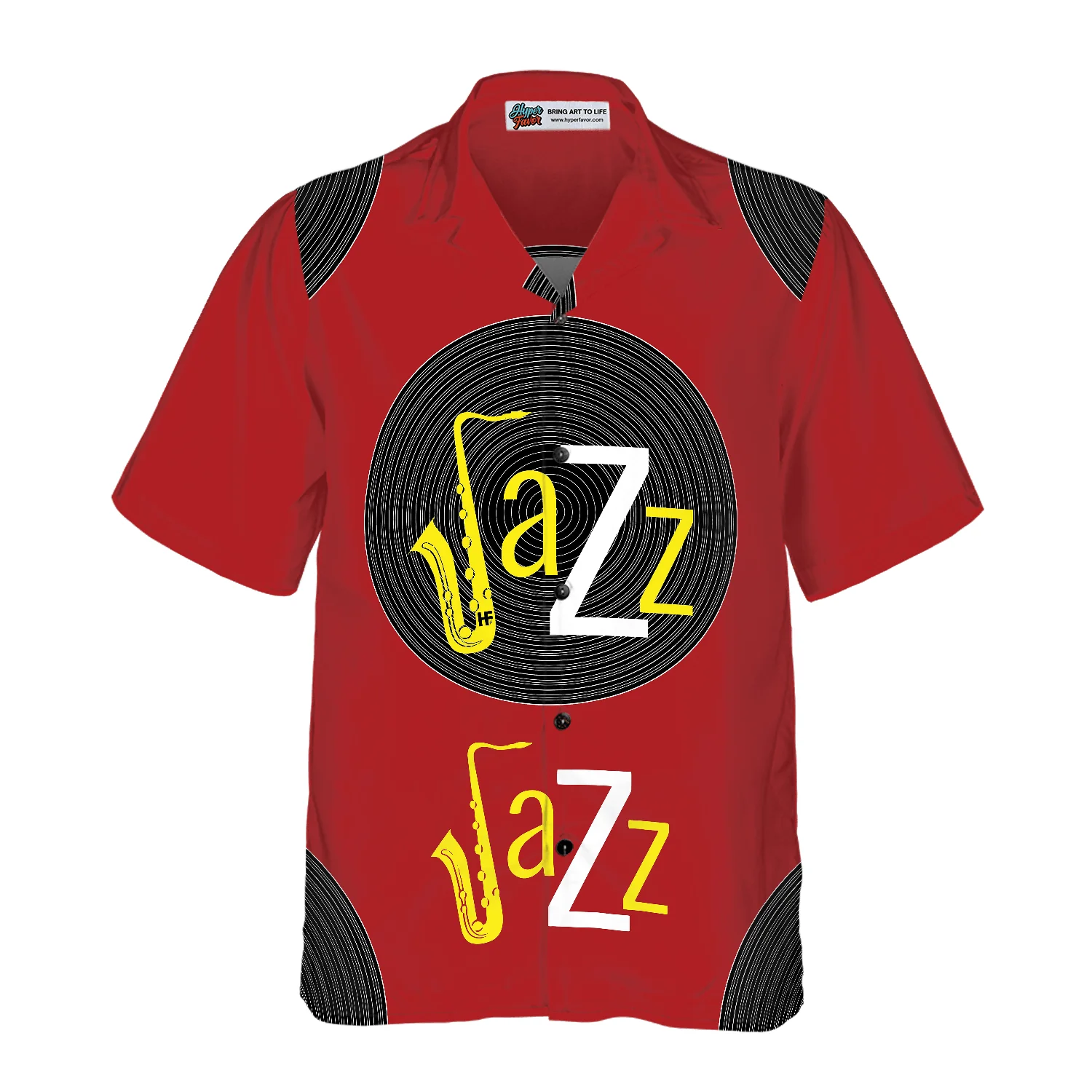 World Of Jazz Hawaiian Shirt, Colorful Summer Aloha Shirt For Men Women, Gift For Friend, Family, Husband, Wife, Jazz Lover - Image 5