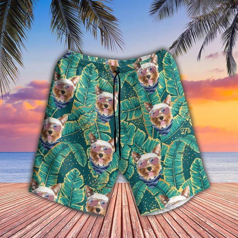 Yorkie Terrier Aloha Hawaiian Shirt - Tropical Pattern Hawaiian Shirt, American Yorkshire Hawaiian Shirt For Men & Women, Yorkie Lover - Image 3