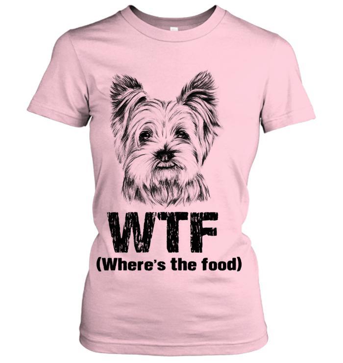 Yorkie Women's T Shirt  - Where the Food Women's T Shirt - Gift for Dog Lovers, Family, Friends - Image 3