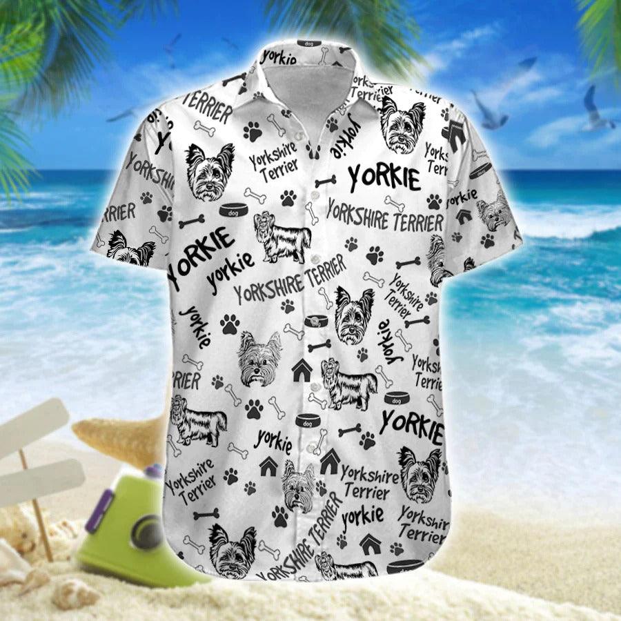 Yorkshire Terrier Hawaiian Shirt - Gift For Dog Lovers - Perfect Gift For Husband, Boyfriend, Friend, Family - Image 2